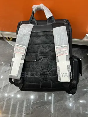 Dior Black Leather Backpack
