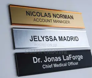 Door Label With Holder