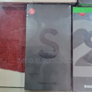 New Samsung Galaxy S22 Ultra 5G 128 GB Black