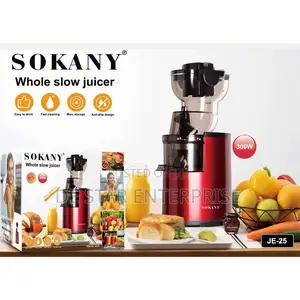 Silent Efficient Sokany Cold Press Juicer