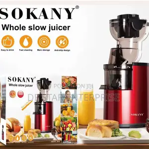 Fresh Juice Every Day: Sokany Masticating Juicer