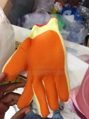 Safety Gloves (Orange Palm) Dozen