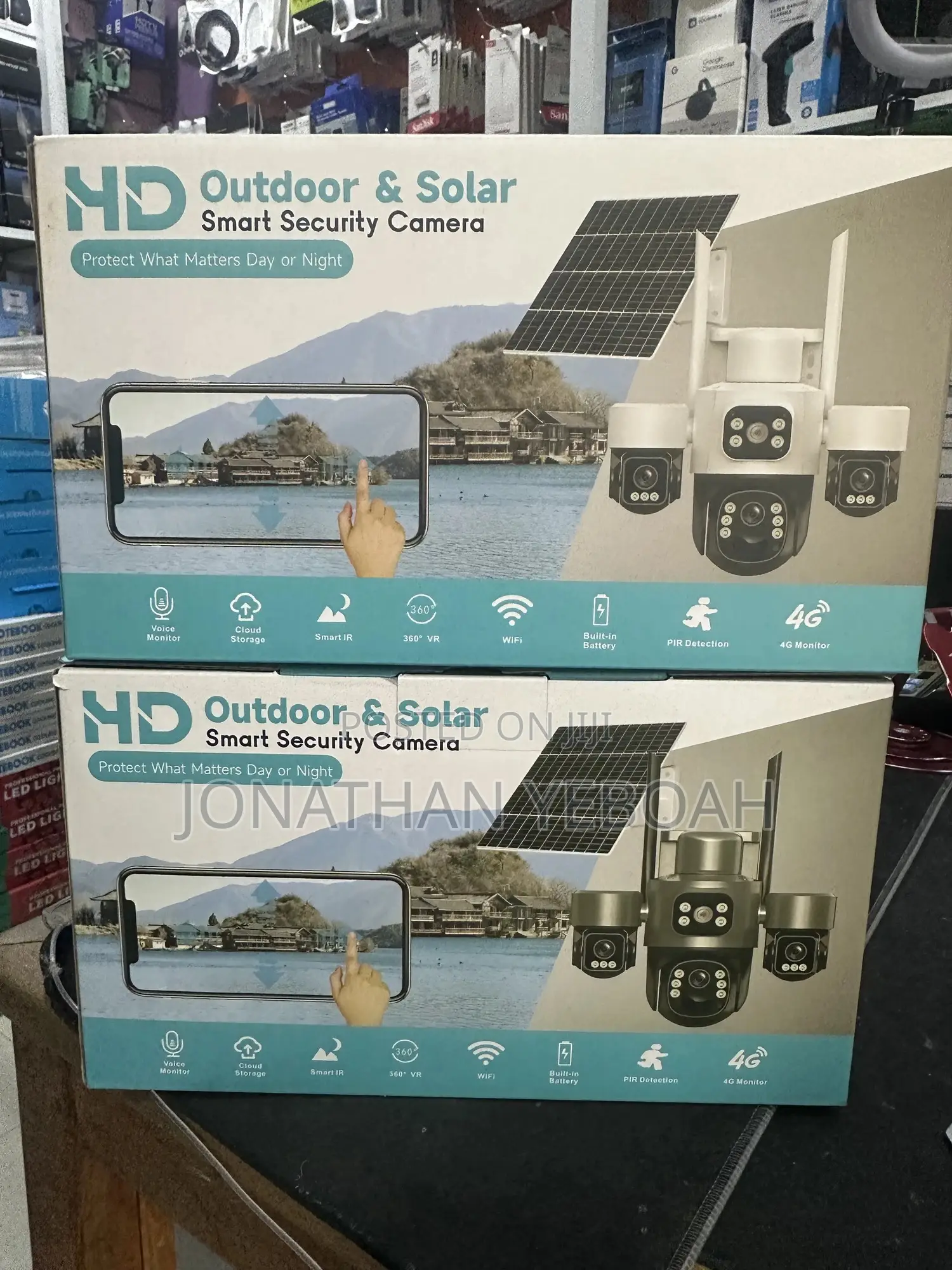 Solar 3 Lens CCTV Camera Takes Sim