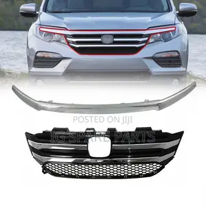 Honda Pilot 2016-2018 Front Grille And Bonnet Chrome
