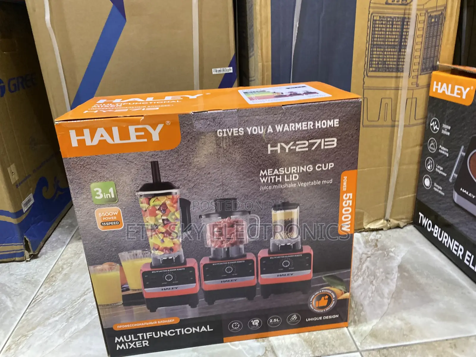 Haley Hy-2713 2.5l 5500watts 3in1 Multifunctional Mixer