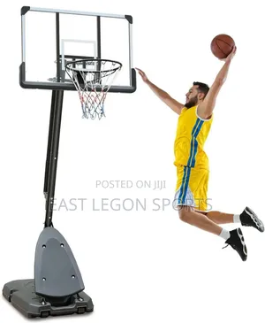 2 in 1 Basketball Hoop and Netball Stand Convert 10ft