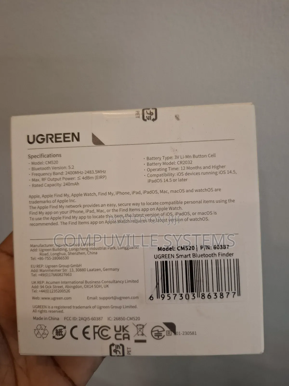 Ugreen Smart Bluetooth Airtag