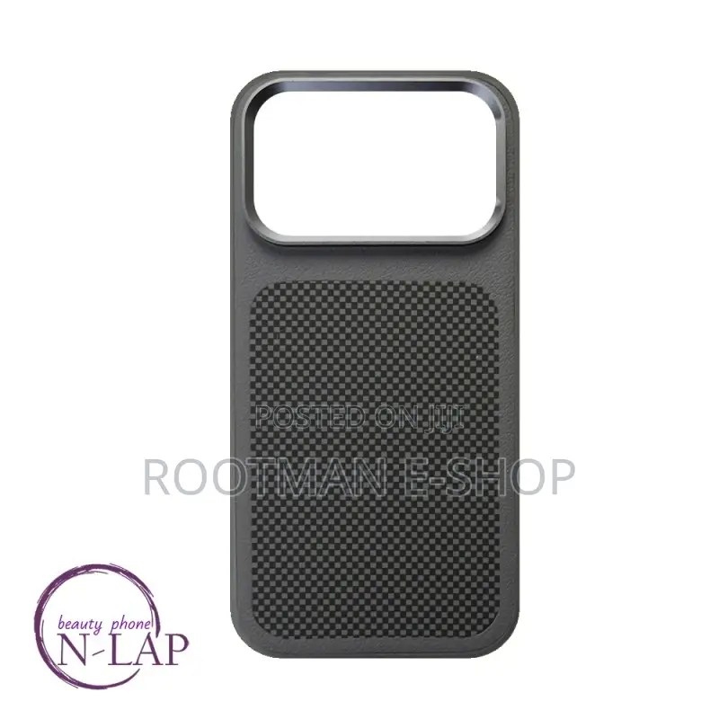 Premium Vegan Leather and Carbon Fibre Case for iPhone 17 Pro Max