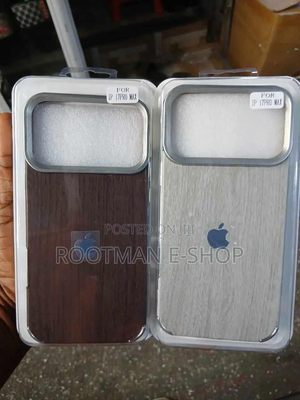 Premium Wooden Textured Cases for iPhone 17 Pro Max