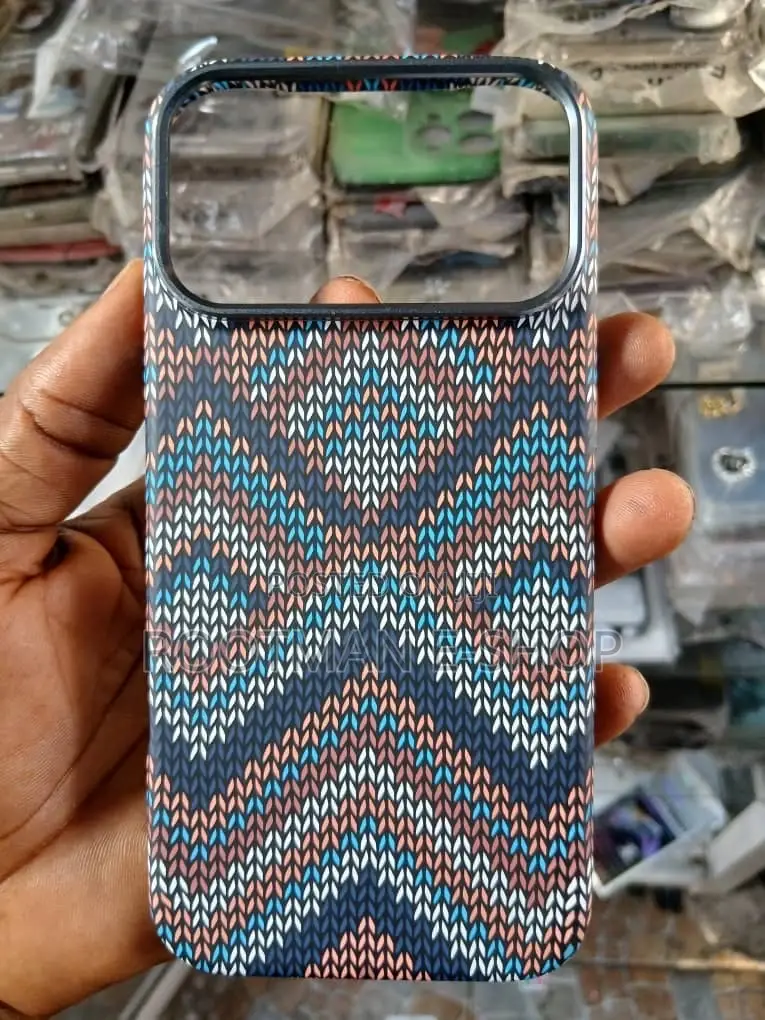 Nordic Sweater Style Carbon Fibre Phone Case for iPhone 17 Pro Max