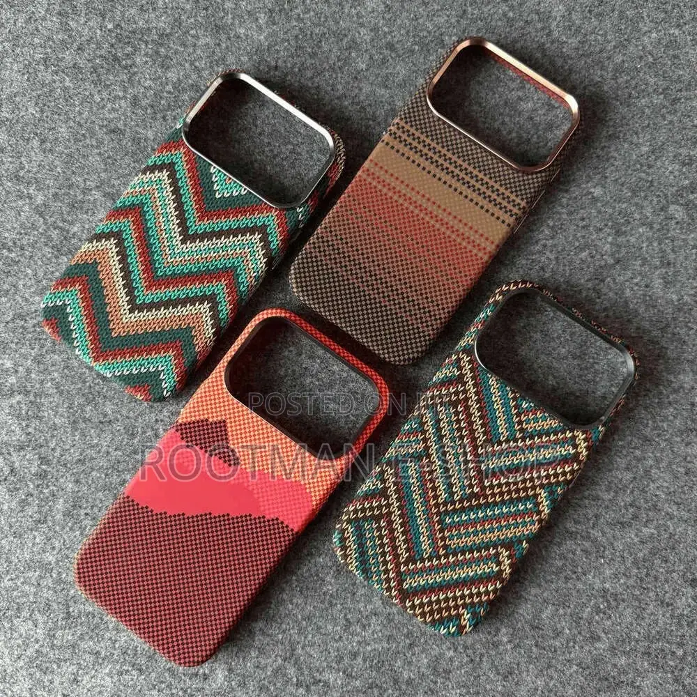 Nordic Sweater Style Carbon Fibre Phone Case for iPhone 17 Pro Max