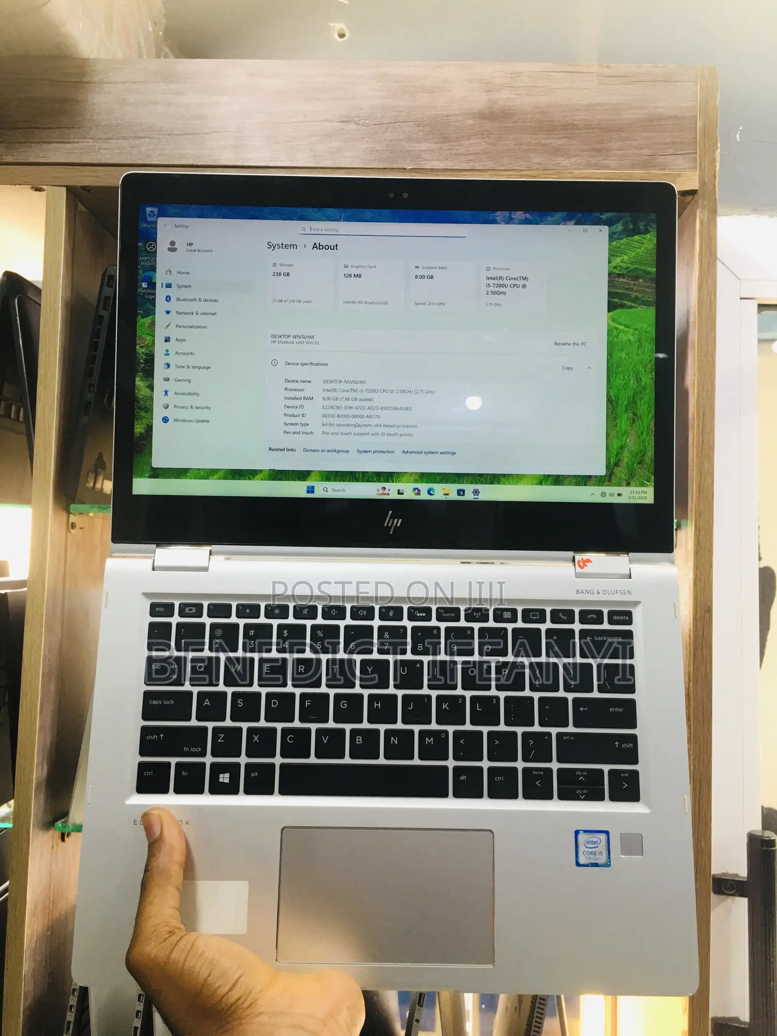 Laptop HP EliteBook X360 1030 G2 8GB Intel Core I5 SSD 256GB