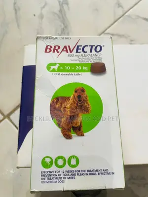 Quality Bravecto Thick Tablets (10 to 20 Kg)