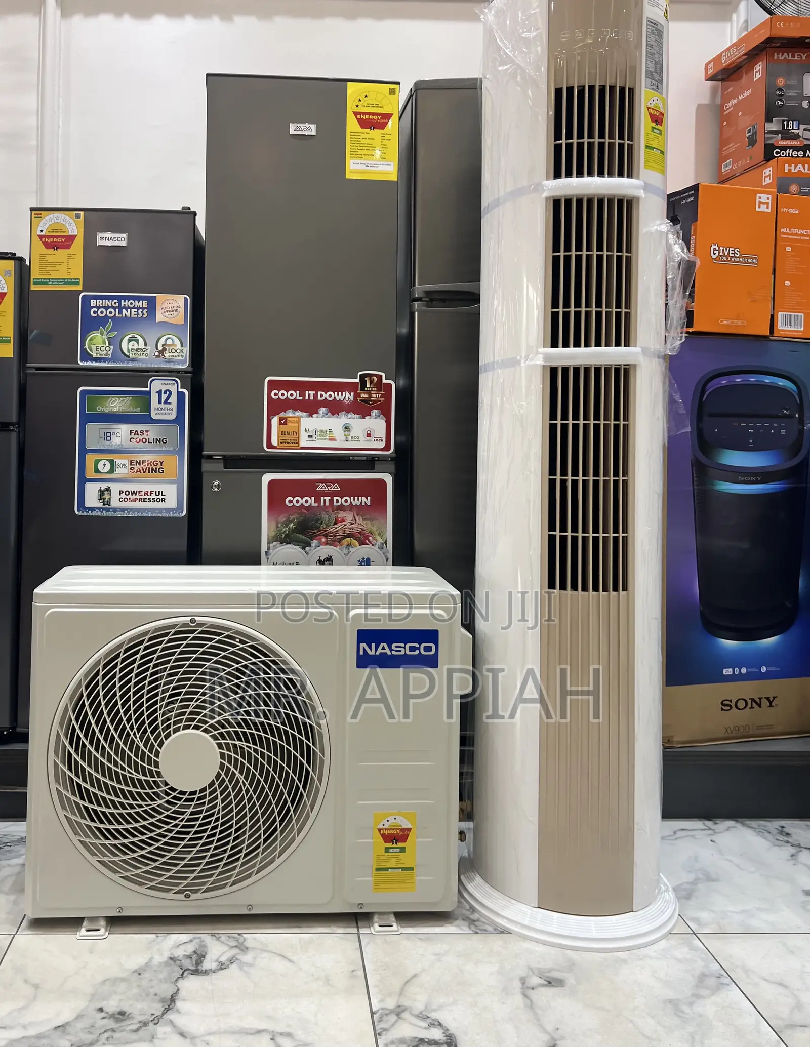 Original Nasco 2.5hp Floor Standing Air Conditioner(White) 