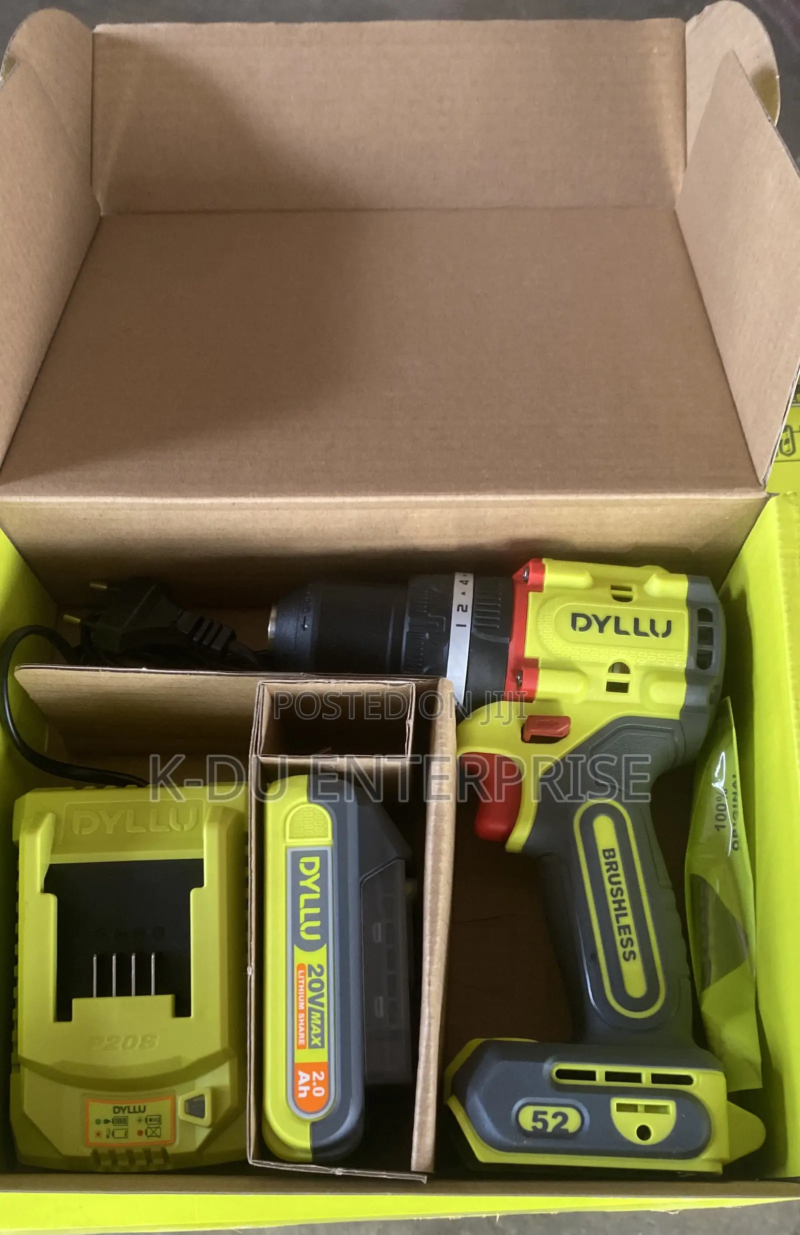 Dyllu Cordless Brushless Impact Drill