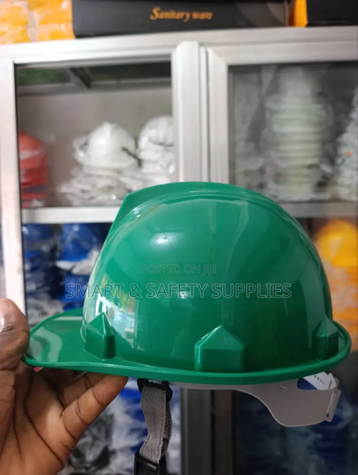 Green Safety Helmet