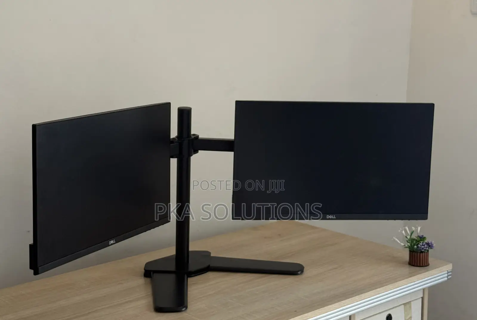22 Edgeless Monitor on Dual Stand