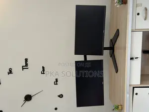 22 Edgeless Monitor on Dual Stand