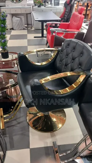Black Barbering Chair