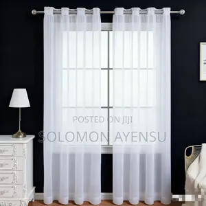 2 Pieces Set Voile Curtains