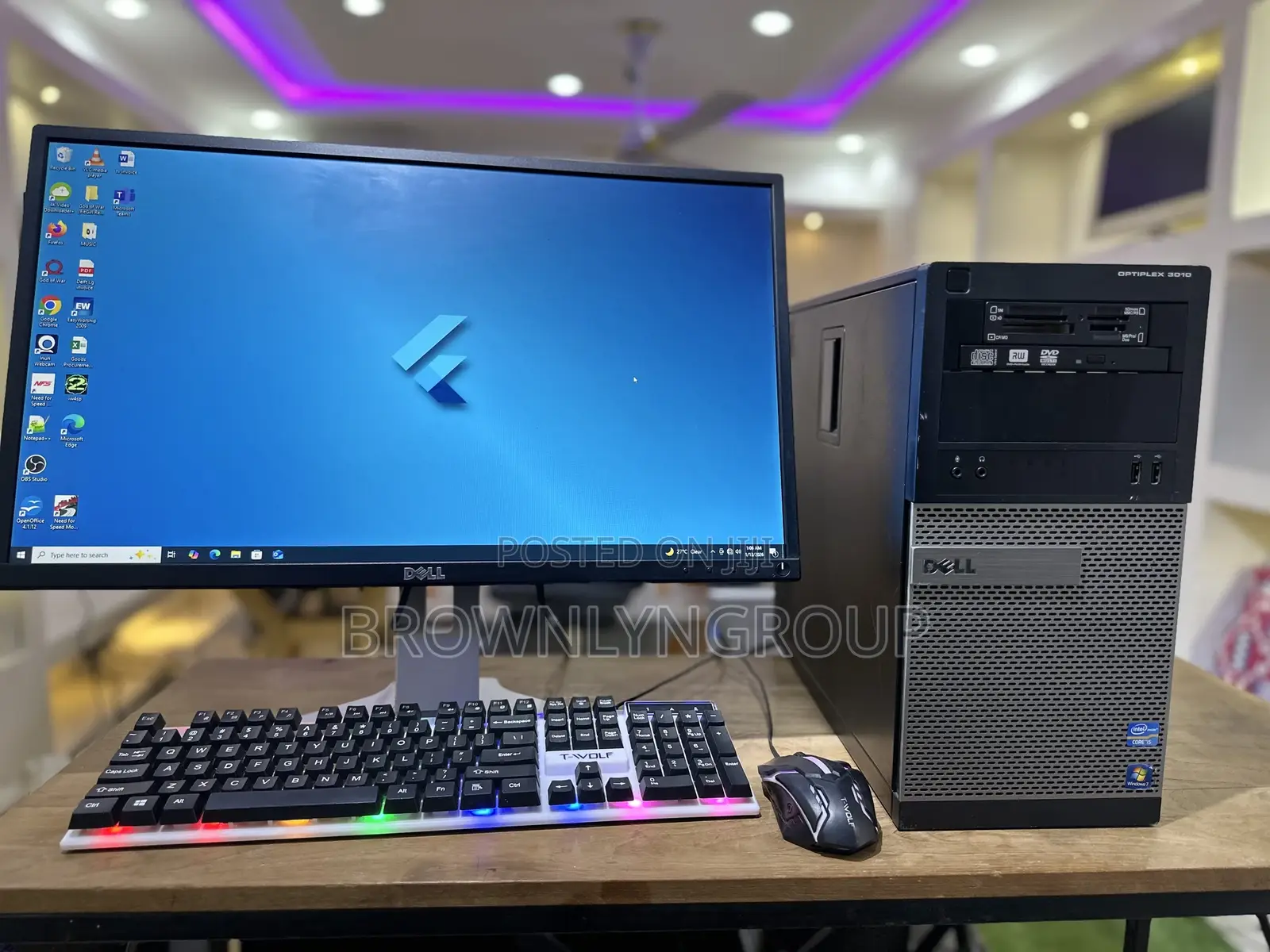 Desktop Computer Dell OptiPlex 3010 16GB Intel Core I5 HDD+SSD 1T
