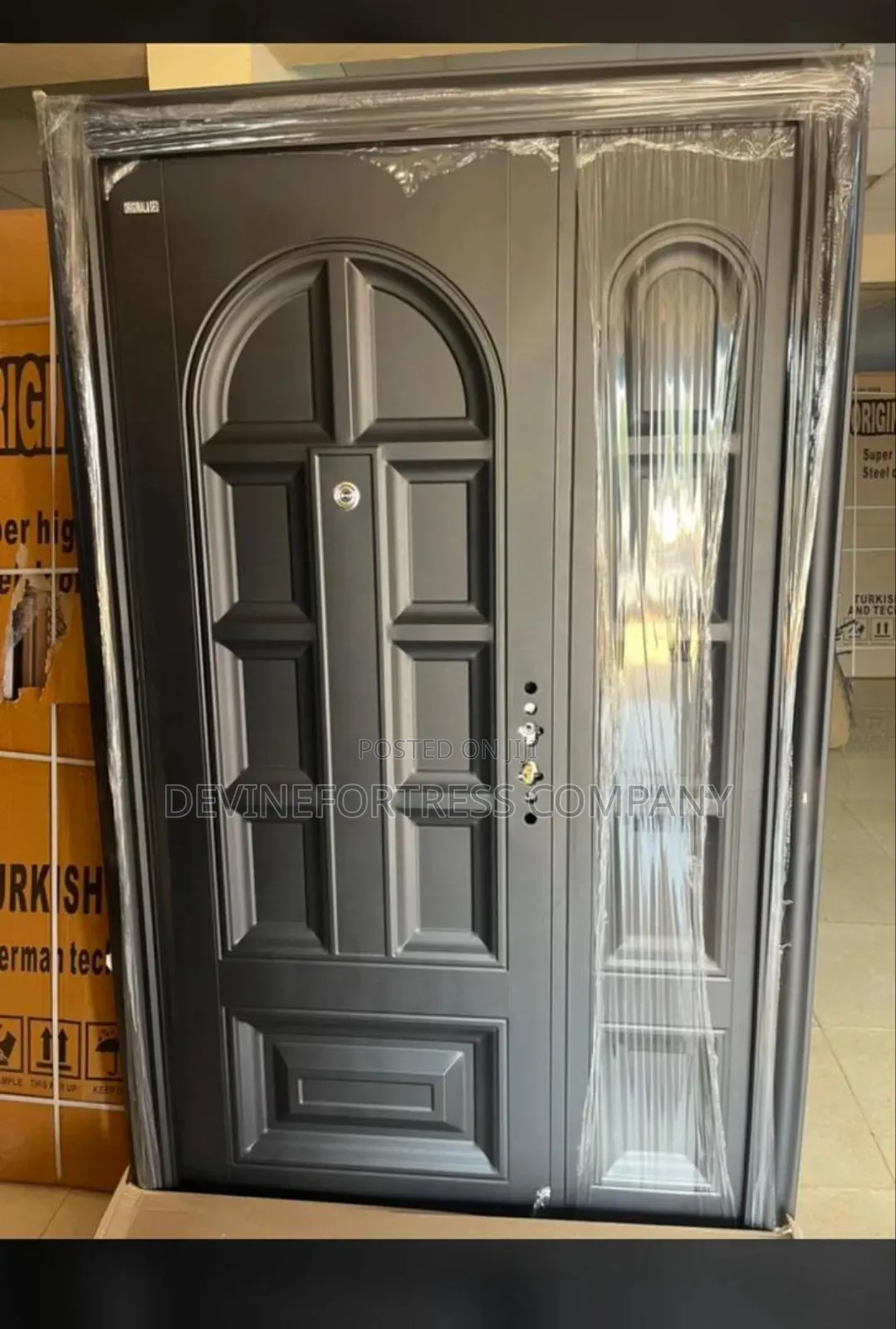 High Quality Security Doors Sed Available in Sizes [Black]