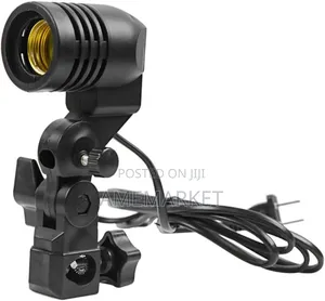 Photography Studio Light Lamp Holder With Umbrella Mount – E27 Socket