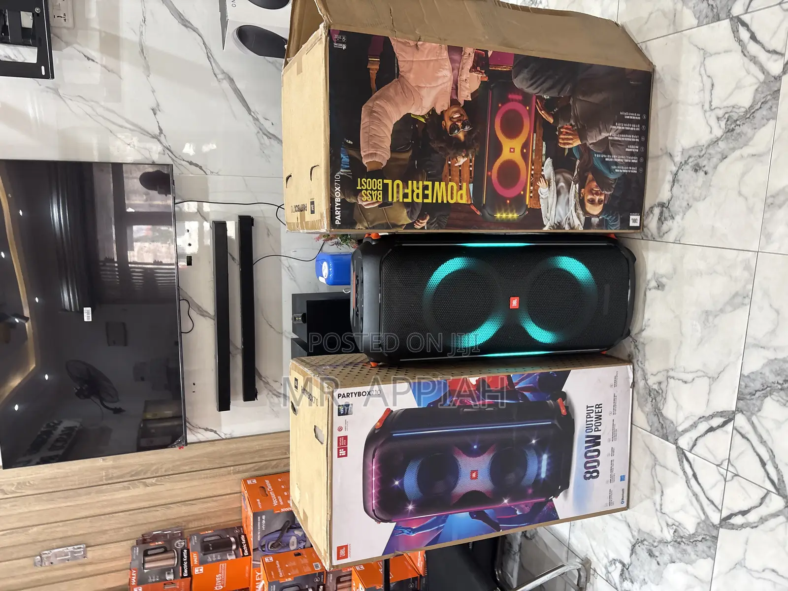 High Quality JBL Party Box 710 Portable Speaker(Black)