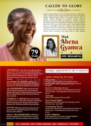 Funeral Posters