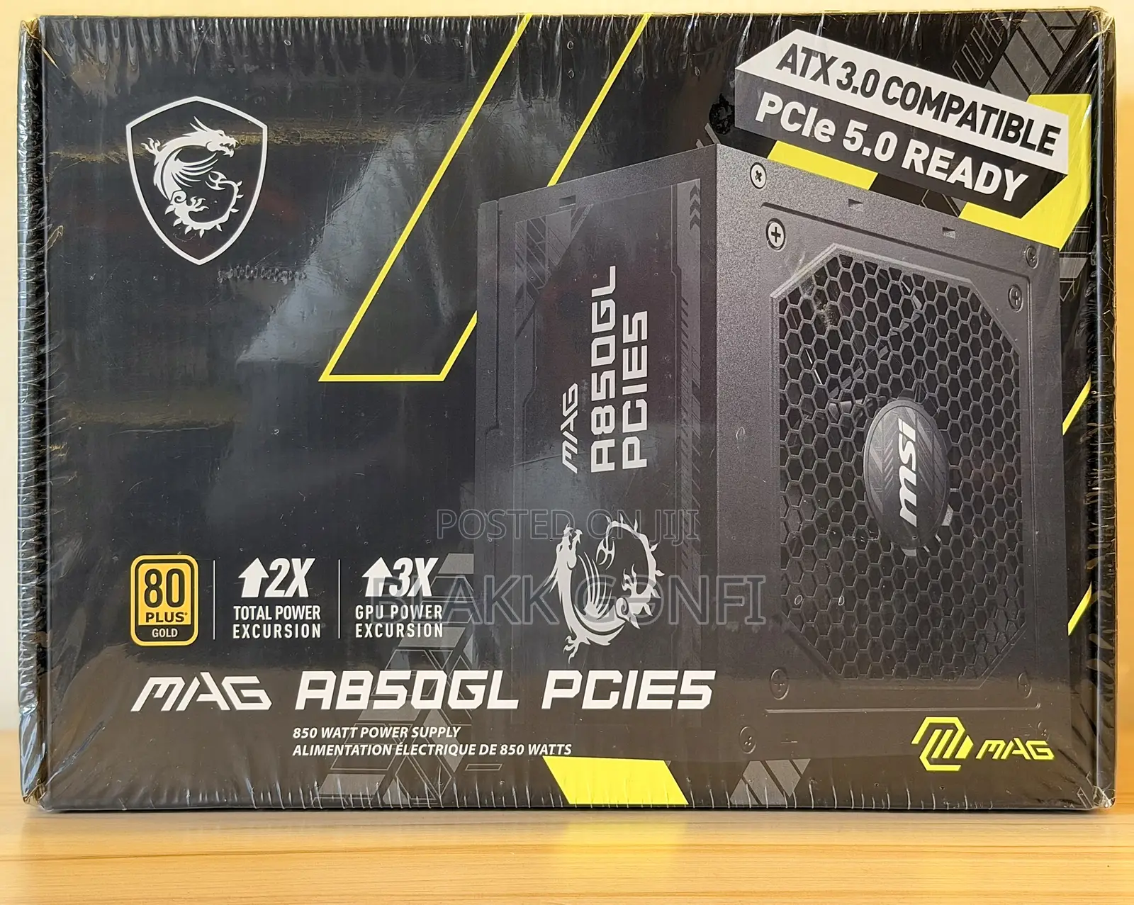 Msi Mag A850gl Pcie5 Fully Modular Power Supply