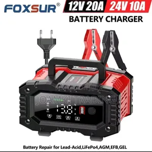12v20a-24v10a Car Battery Charger, Smart Battery Charger