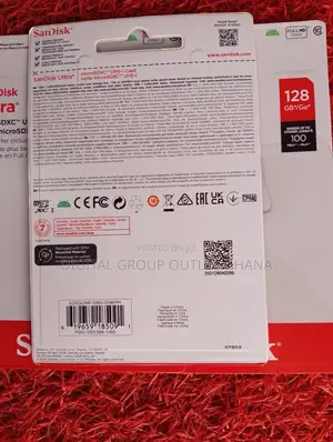 128gb Micro Sd Card For Cctv Camera/Smartphone Recording.