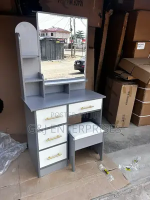 Elegant Dresser Mirror Set