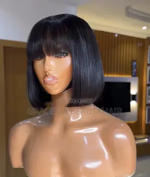 8 Inches SDD Bone Straight Fringe Cap