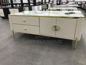 Classy Strong Marble Top Center Table