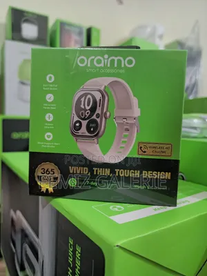 Oraimo Watch 5 2.01" Hd Panda Glass 1atm Smart Watch - Sunset Pink