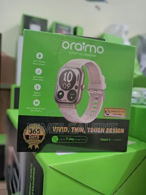 Oraimo Watch 5 2.01" Hd Panda Glass 1atm Smart Watch - Sunset Pink