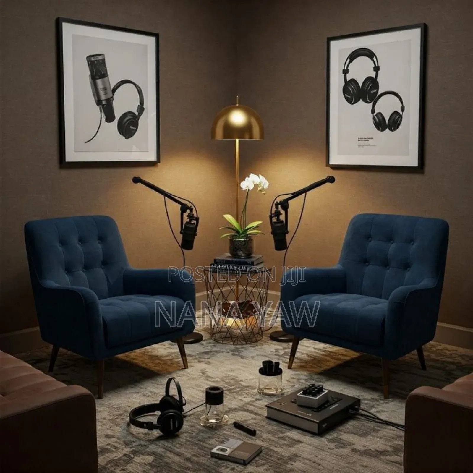 Recording Studio And Podcast Setup