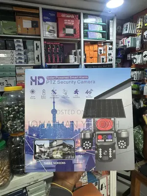 Ptz Solar 3 Lens Smart Cctv Camera Takes Sim