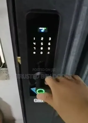 Latest Biometric Smart Lock For Security And Wooden Doors
