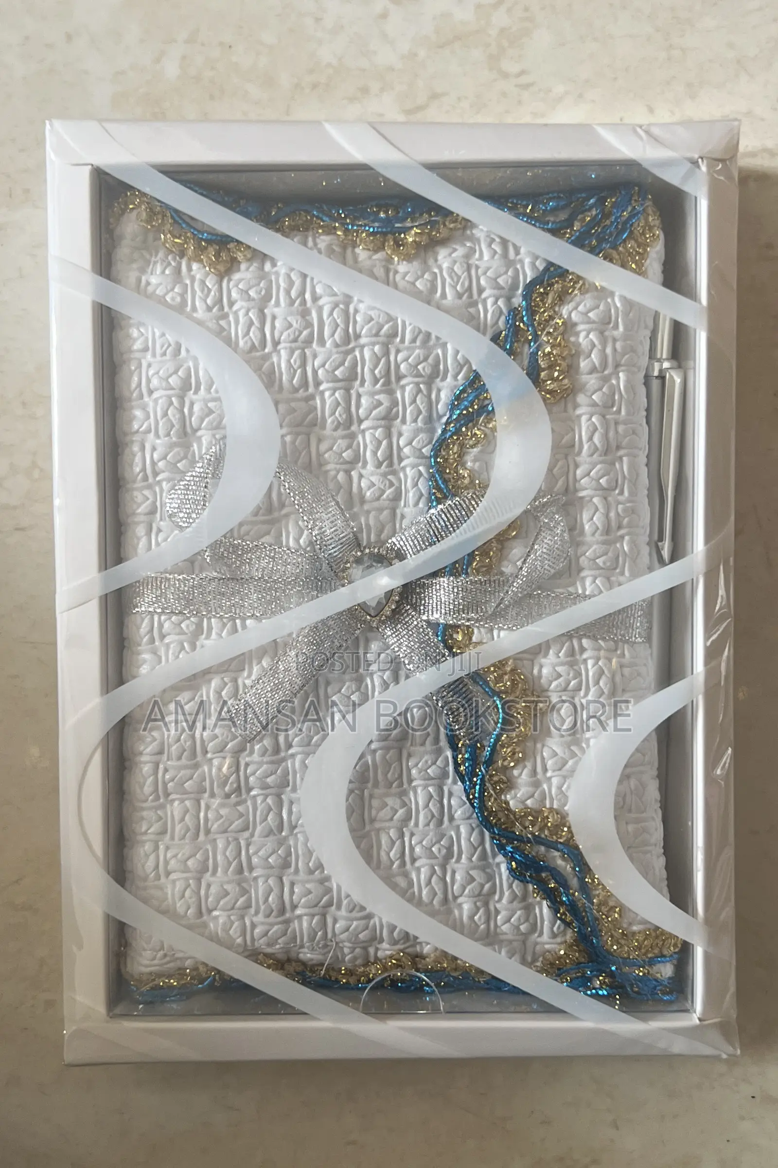 Engagement and Wedding Bible (Blue and Gold)