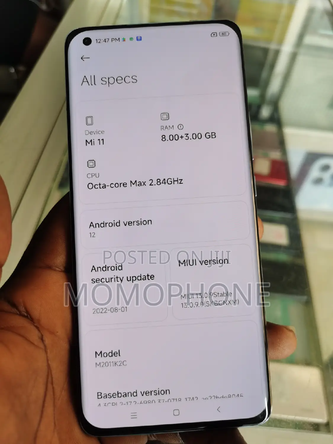 Xiaomi Mi 11 256 GB Silver