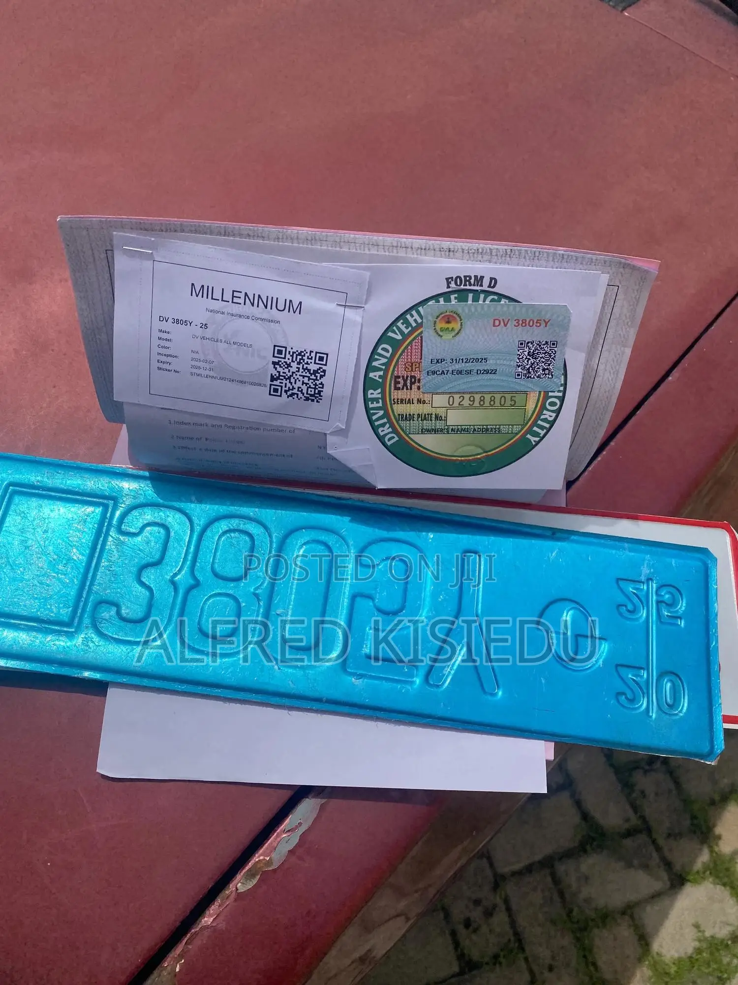 Car Registration 2026 And Dv Plate 2026 For Sale With Insurance