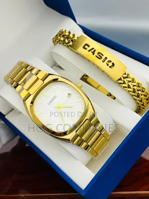 Quality Men's Luxury Casio Watch + Bracelet