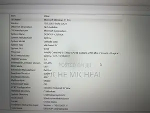 Laptop Dell Latitude 5580 8GB Intel Core I5 SSD 256GB