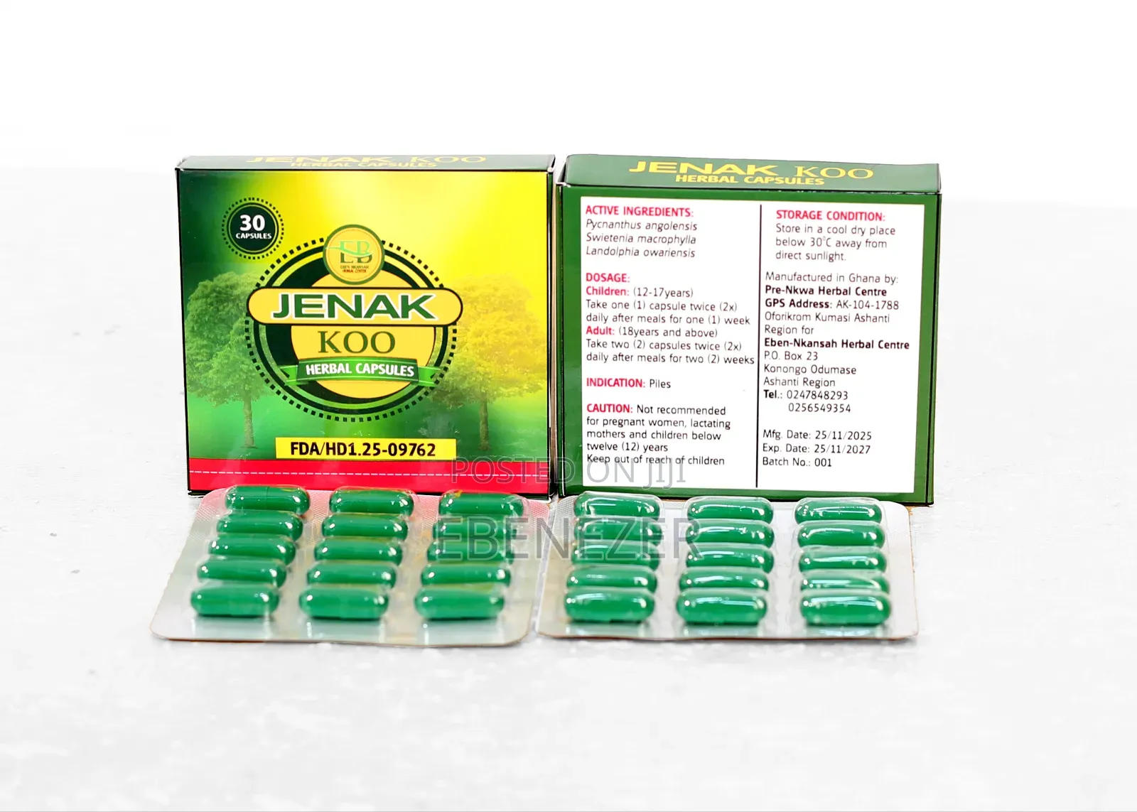 Jenak Koo Herbal Capsules