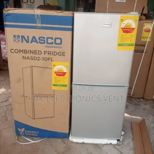 Nasco 80liter Nas210fl Double Door Fridge Bottom Freezer