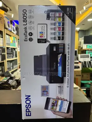 Epson Eco Tank L8050 A4 Photo Printer With Wi-fi 6 Color Wireless>