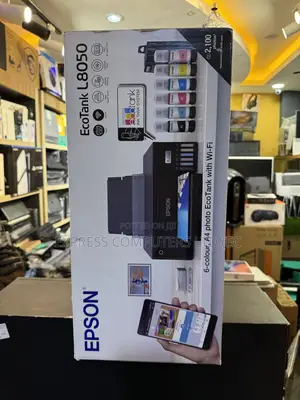 Epson Eco Tank L8050 A4 Photo Printer With Wi-fi 6 Color Wireless>