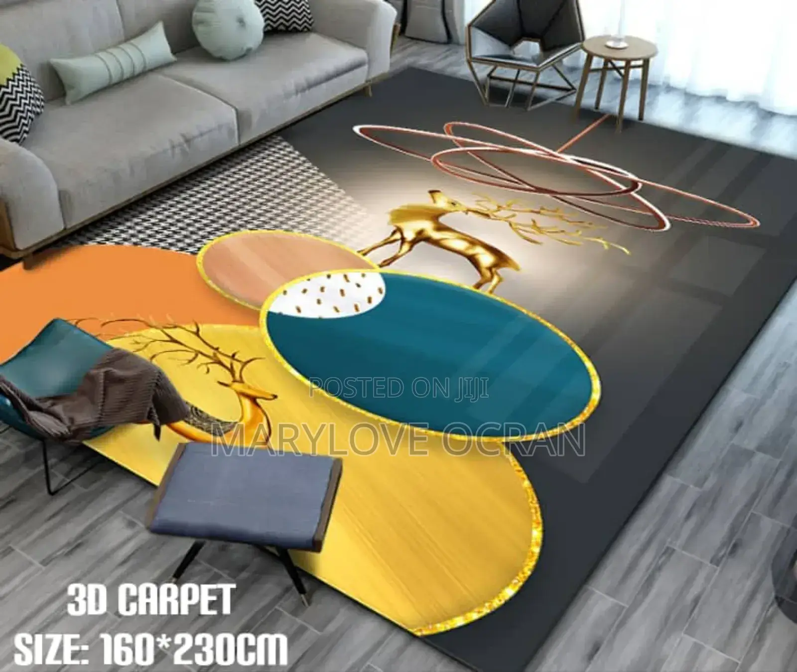 Designer 3d Carpet 160x230cm